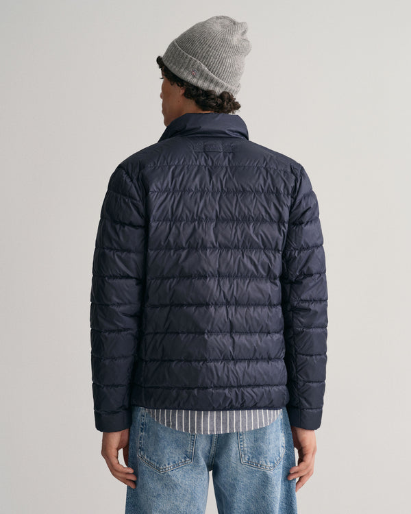 Gant Light Down Jacket - Evening Blue