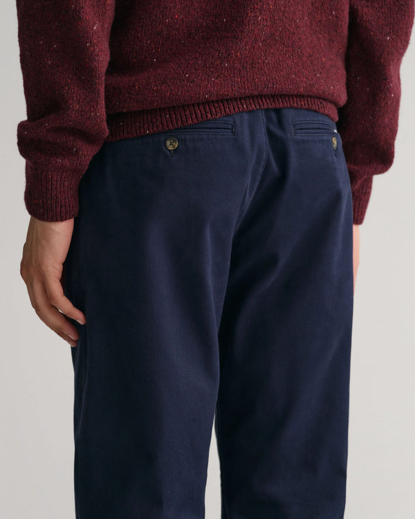 Gant Regular Comfort Super Chinos - Evening Blue