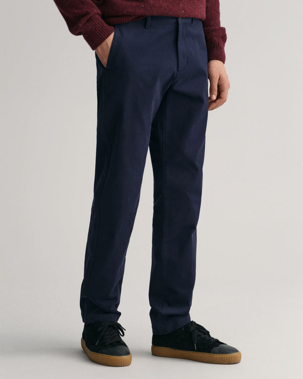 Gant Regular Comfort Super Chinos - Evening Blue