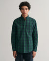 Gant Reg Archive Poplin Plaid Shirt - Forest Green