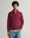 Gant Casual Cotton Half Zip - Plumped Red