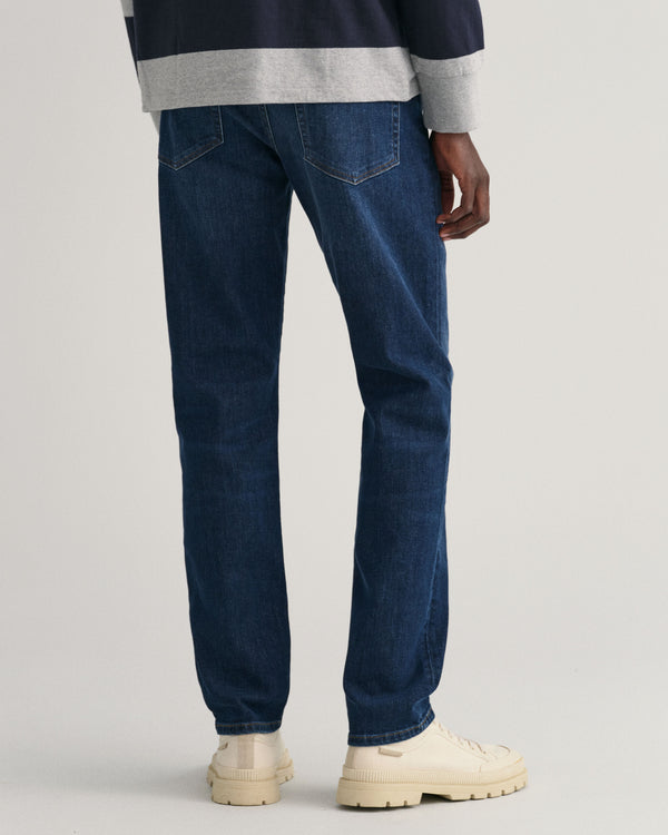 Gant Slim Jeans - Dark Blue Worn In