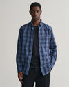 Gant Reg Archive Poplin Plaid Shirt - Salty Sea