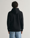 Gant Reg Medium Archive Shield Hoodie - Black (Size L)