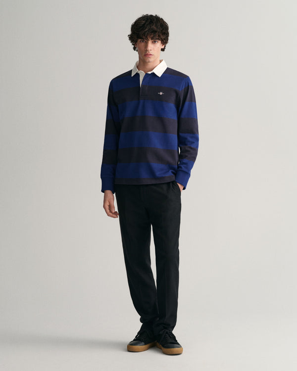 Gant Reg Shield Barstripe Heavy Rugger - Rich Navy