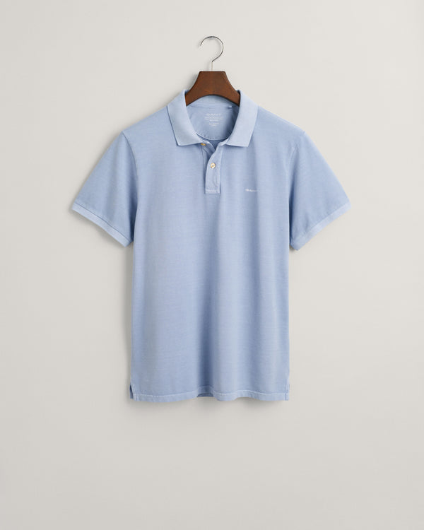 Gant Sunfaded Pique SS Rugger - Dove Blue (Size M)