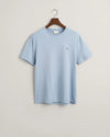 Gant Reg Shield SS T-Shirt - Dove Blue (Size XL)