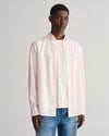 Gant Reg Poplin Stripe Shirt - Light Pink