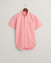 Gant Reg Oxford SS Shirt - Sunset Pink