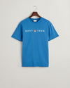 Gant Printed Graphic SS T-Shirt - Rich Blue (Size M)