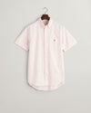 Gant Reg Oxford SS Shirt - Light Pink