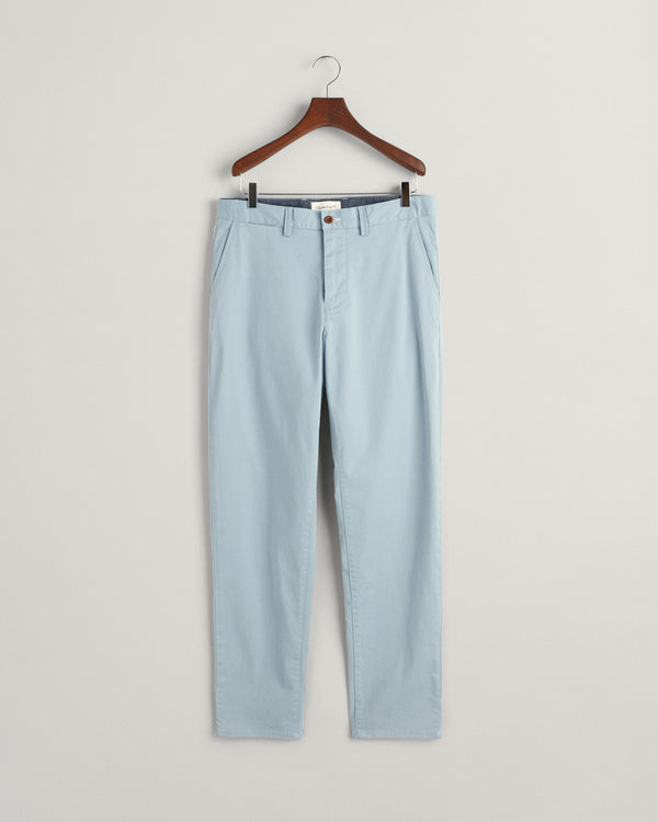 Gant Slim Twill Chinos - Dove Blue