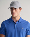 Gant Reg Shield SS Pique Polo - Rich Blue