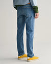 Gant Regular Fit Jeans - Mid Blue Worn In