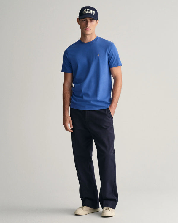 Gant Reg Shield SS T-Shirt - Rich Blue