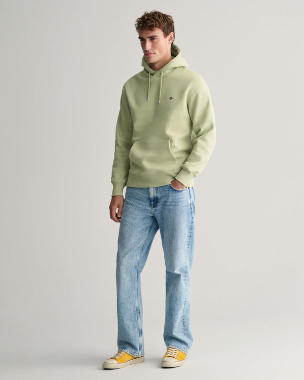 Gant Reg Shield Hoodie Milky Matcha