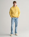 Gant Reg Shield Hoodie - Dusty Yellow