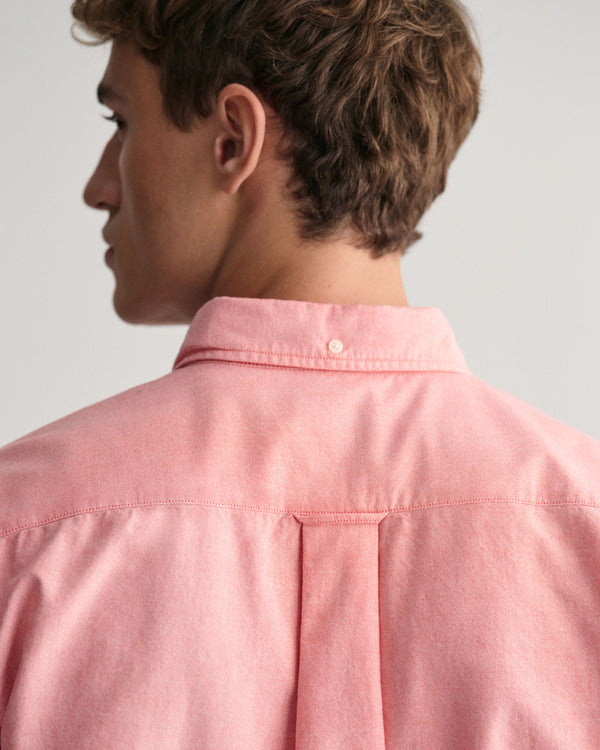 Gant Reg Oxford SS Shirt - Sunset Pink