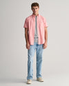 Gant Reg Oxford SS Shirt - Sunset Pink