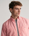 Gant Reg Oxford SS Shirt - Sunset Pink