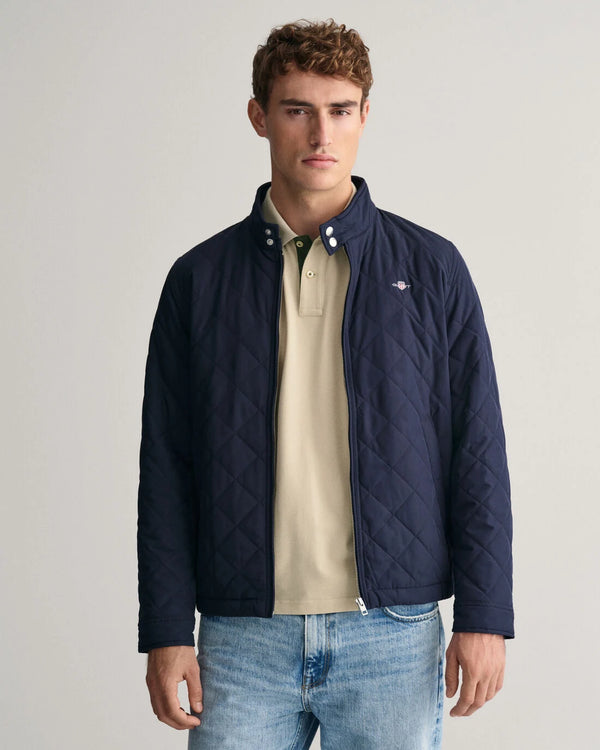 Gant Quilted Windcheater - Evening blue