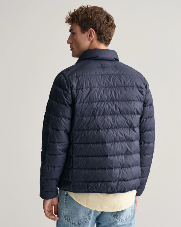 Gant Light Down Jacket - Evening Blue