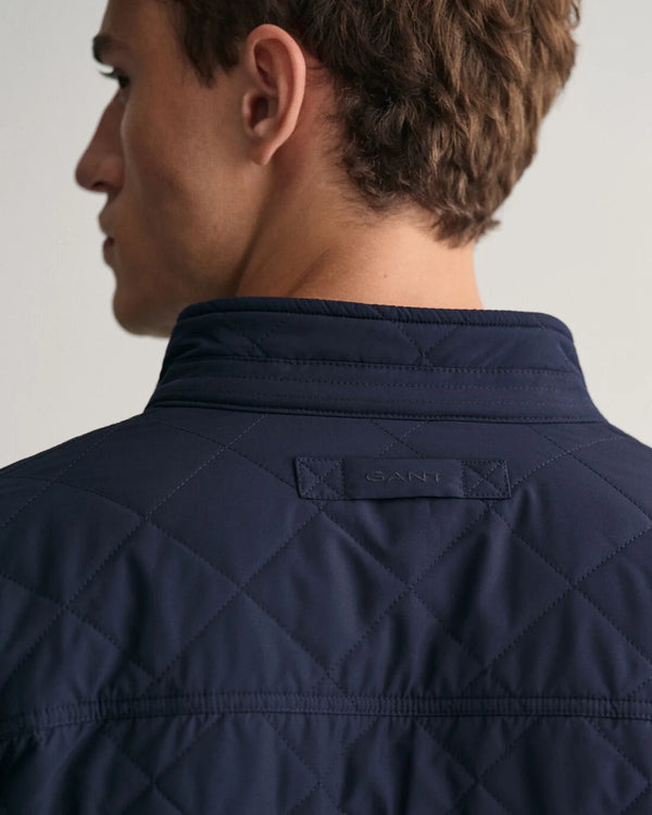 Gant Quilted Windcheater - Evening blue