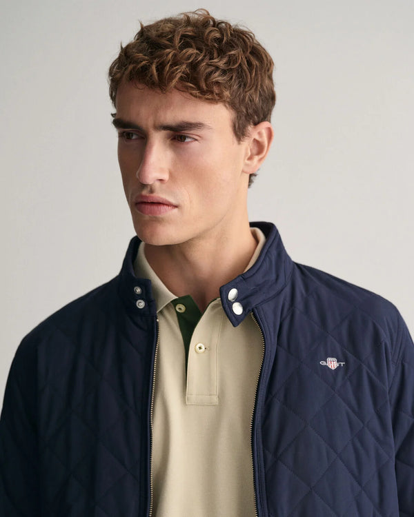 Gant Quilted Windcheater - Evening blue