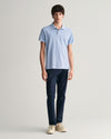 Gant Sunfaded Pique SS Rugger - Dove Blue (Size M)