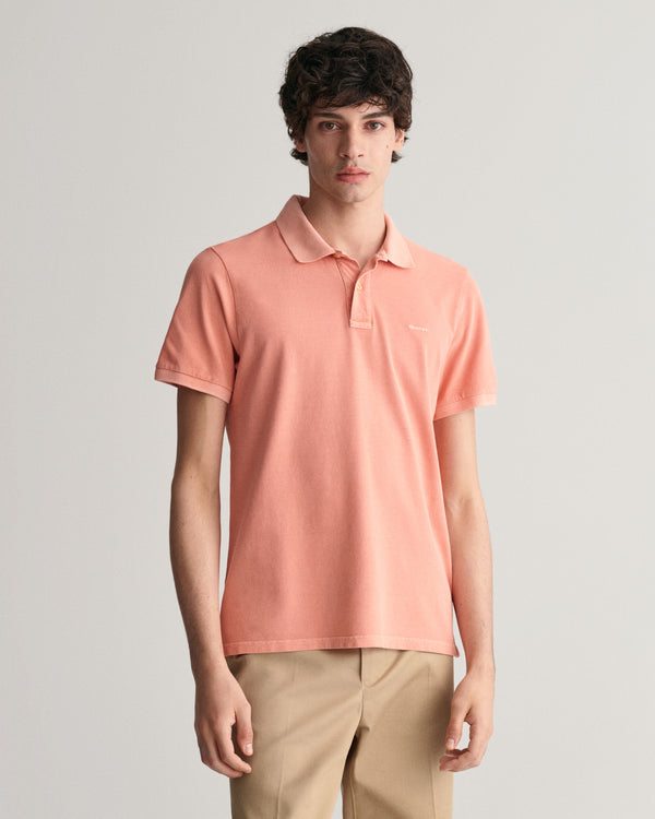 Gant Sunfaded Pique SS Rugger - Peachy Pink