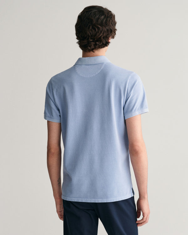 Gant Sunfaded Pique SS Rugger - Dove Blue (Size M)