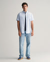 Gant Reg Oxford SS Shirt - Light Blue