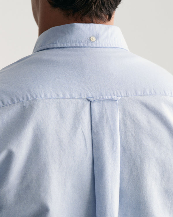 Gant Reg Oxford SS Shirt - Light Blue