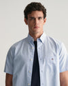 Gant Reg Oxford SS Shirt - Light Blue