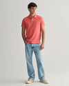 Gant Reg Shield SS Pique Polo - Sunset Pink