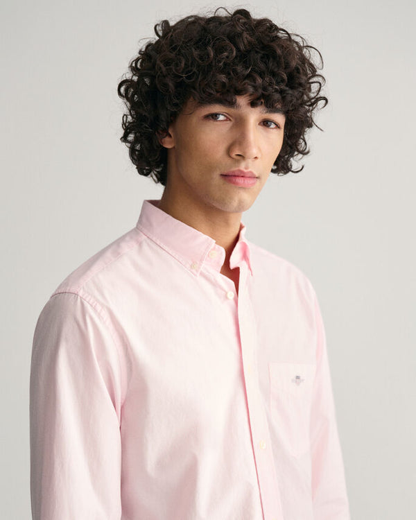 Gant Reg Poplin Shirt - Light Pink