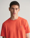 Gant Reg Shield SS T-Shirt - Burnt Orange