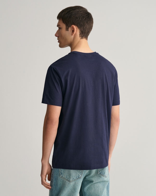 Gant Printed Graphic T-Shirt - Evening Blue