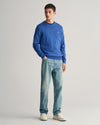 Gant Classic Cotton C-Neck - Rich Blue