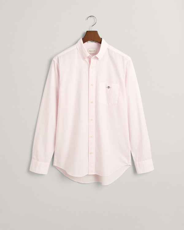 Gant Reg Poplin Banker Shirt - Light Pink