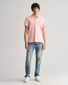 Gant Reg Shield SS Pique Polo - Bubblegum Pink