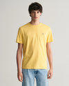 Gant Reg Shield SS T-Shirt - Dusty Yellow