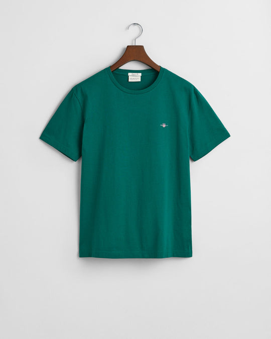 Gant Regular Shield SS T-Shirt - Deep Forest Green