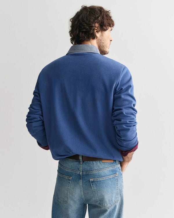 Gant Reg Chambray Heavy Rugger - Vintage Blue