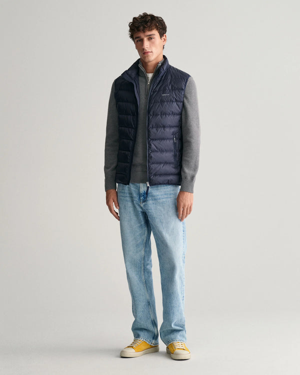 Gant Light Down Vest/Gilet - Evening Blue