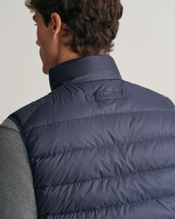 Gant Light Down Vest/Gilet - Evening Blue