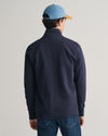 Gant Reg Shield Full Zip Sweat - Evening Blue