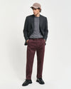 Gant Regular Twill Chinos - Dark Mahogany