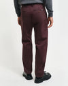 Gant Regular Twill Chinos - Dark Mahogany