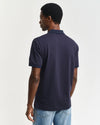 Gant Reg Contrast Pique SS Polo - Evening Blue